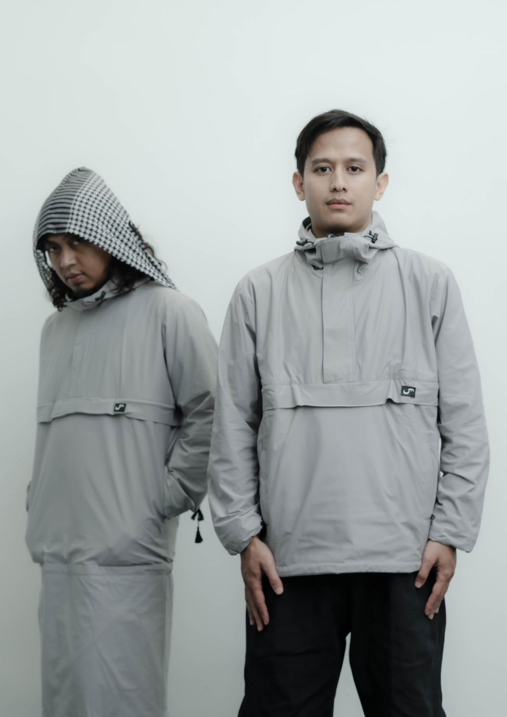 (GREY) Anorak Thobe - Jacket Abaya – Umade Limited